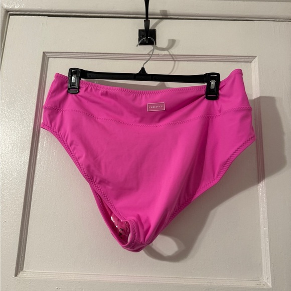 Fabletics High-Waisted Crossover Shaping Swim Bottom Sz 2x - Picture 3 of 6